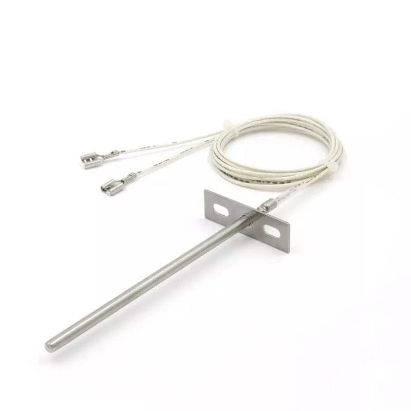 Sonda de alta temperatura PT1000 con carcasa con brida