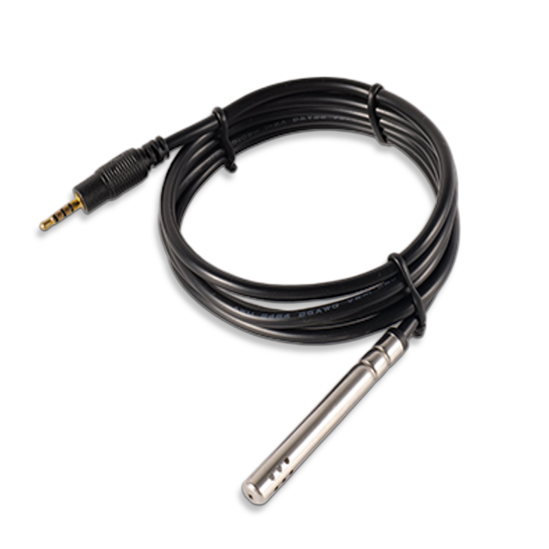 SHTC3 Sensor de temperatura y humedad con sonda «SS304» y conector «3.5» mm
