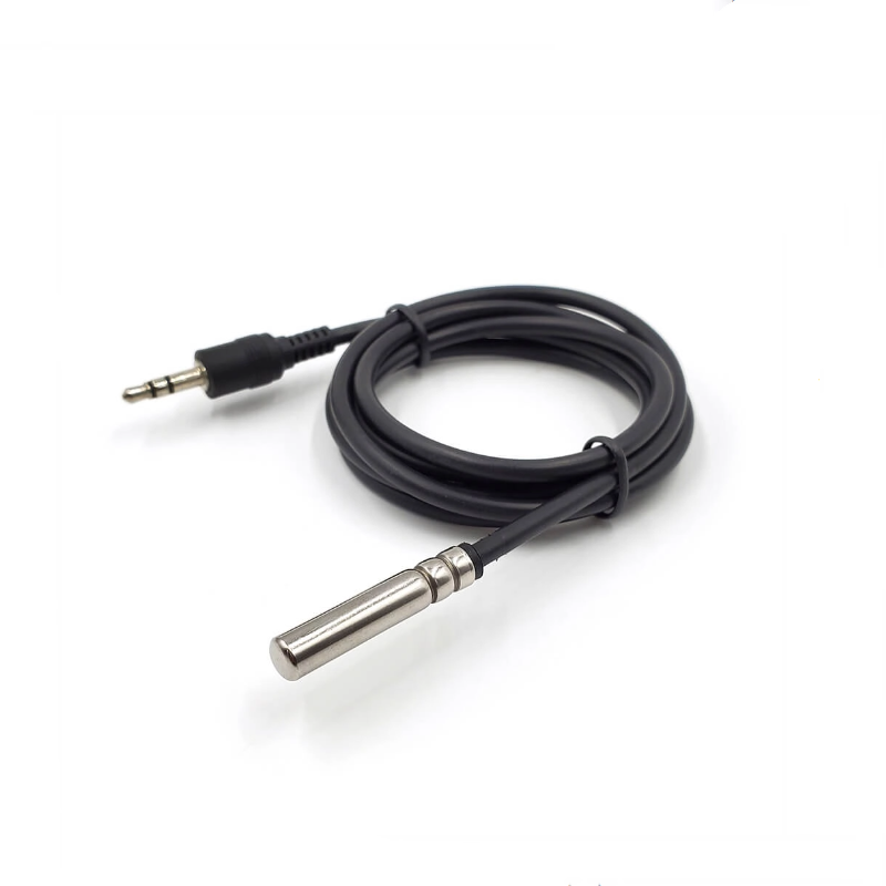 DS18B20 Sonda de temperatura digital OD6×30mm con conector de 3.5mm