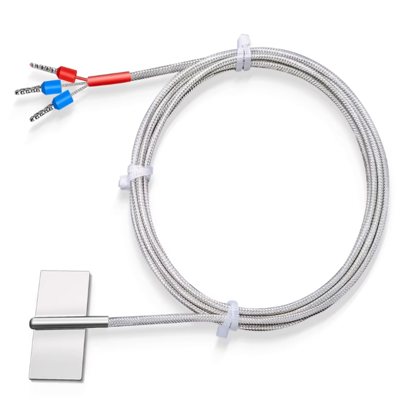 Sensor de montaje en superficie PT100 Sonda de temperatura RTD – Acero inoxidable