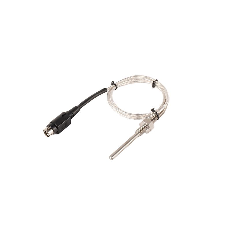 Sensor de temperatura RTD WZP PT100 — Carcasa roscada, Conector GX12