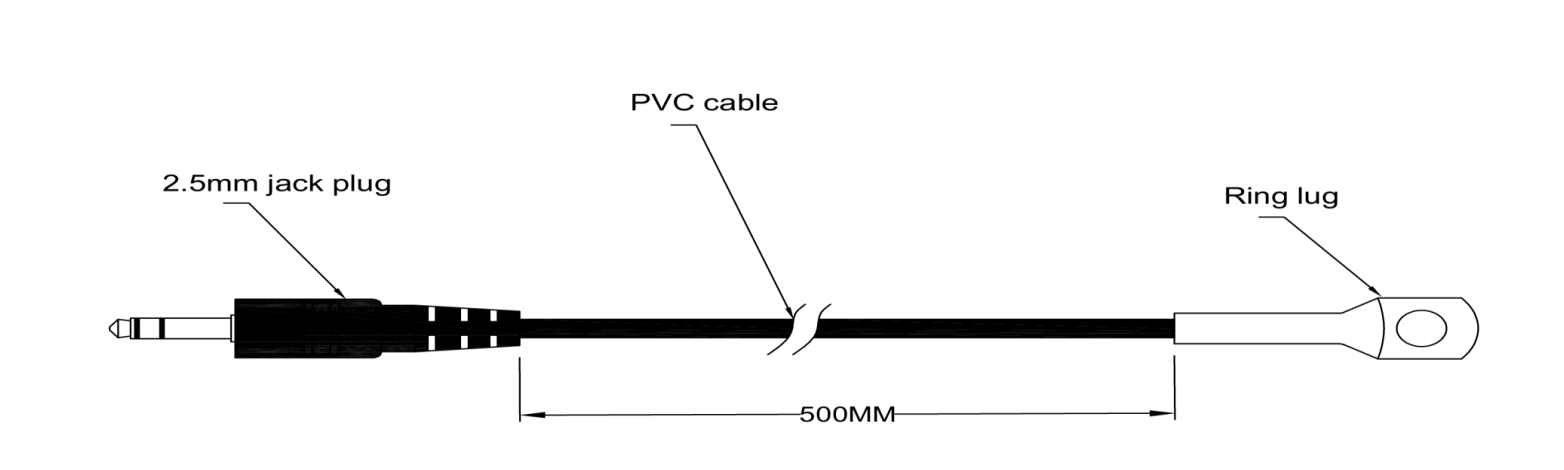 Sensor de temperatura con termistor NTC 5kΩ — Terminal de anillo, Conector 2.5mm