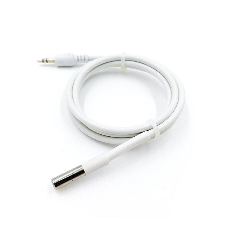 Sensor de temperatura con termistor NTC 10kΩ — Carcasa SS304, Conector jack 3.5mm