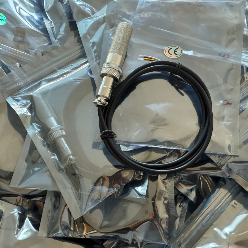 Sensor de temperatura y humedad SHT31 — Filtro sinterizado, Conector RJ45