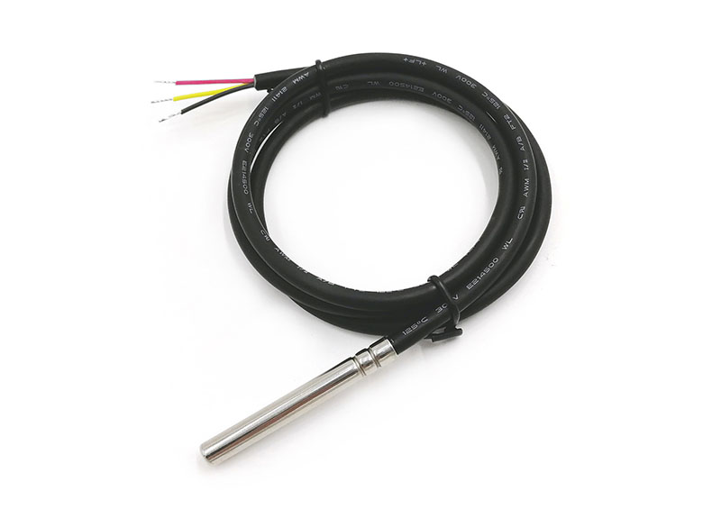 Sensor de temperatura impermeable «DS18B20» con cable de silicona