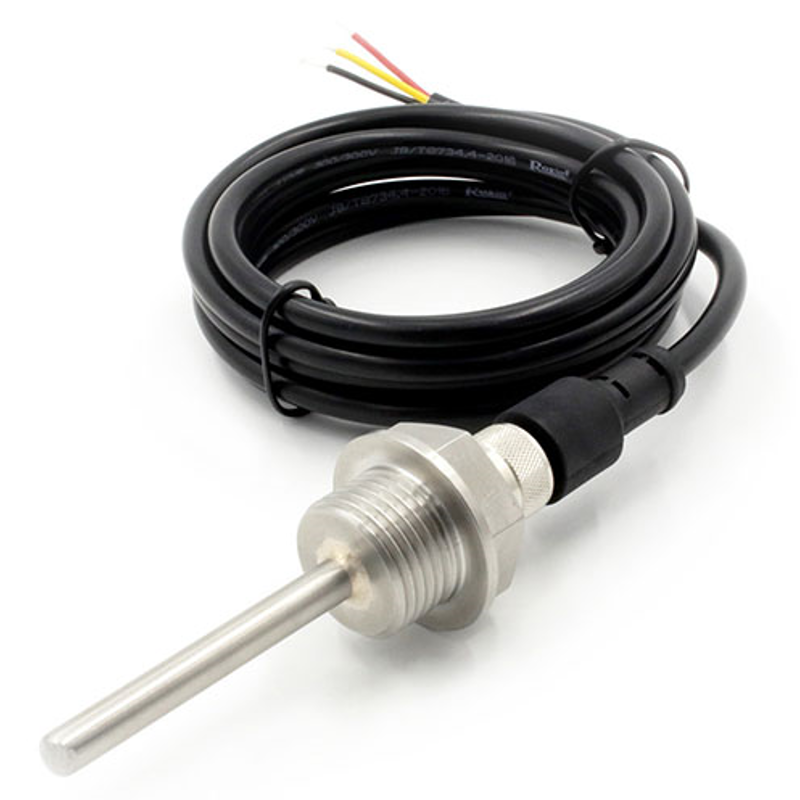 Sensor digital de temperatura DS18B20 — Interfaz 1-Wire, Rosca BSP 1/2″, cable desmontable