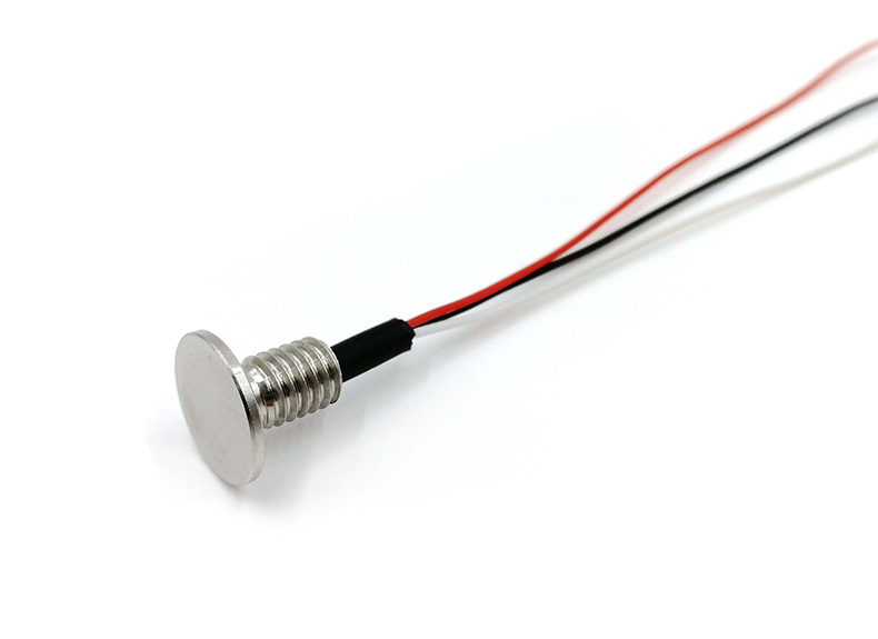 Sensor de temperatura RTD PT100/PT1000 — 3 hilos, Montaje roscado M6