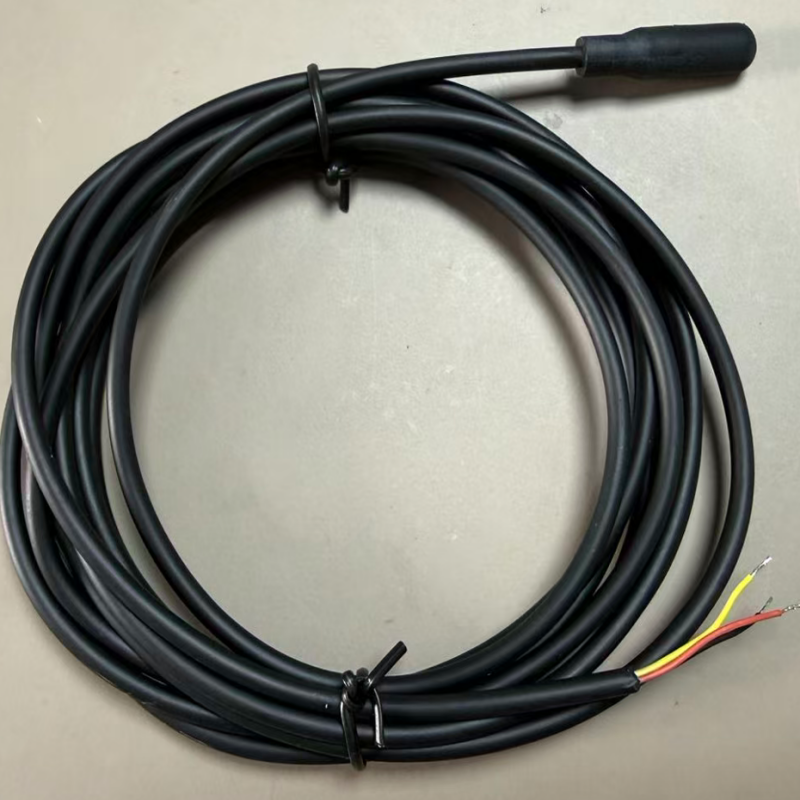 Sensor de temperatura digital DS18B20 con sonda sobremoldeada y cable de TPE