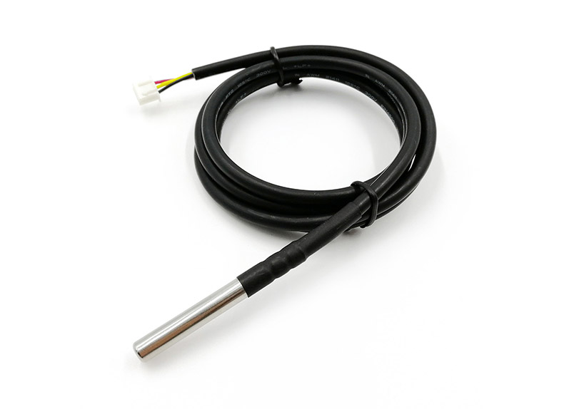 Sensor digital de temperatura DS18B20 — Sonda de acero inoxidable, Conector XH-3Y