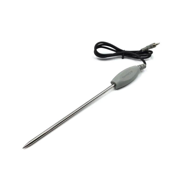 Sensor de temperatura con termistor NTC 100K — Uso alimentario, Cocción al vacío (sous vide), Conector jack 3.5mm