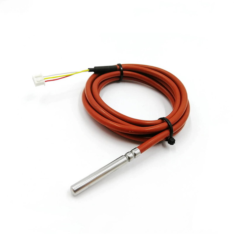 Sensor digital de temperatura DS18B20 — Sonda de acero inoxidable, Conector XH-3Y
