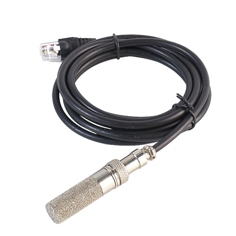 Sensor de temperatura y humedad SHT31 — Filtro sinterizado, Conector RJ45