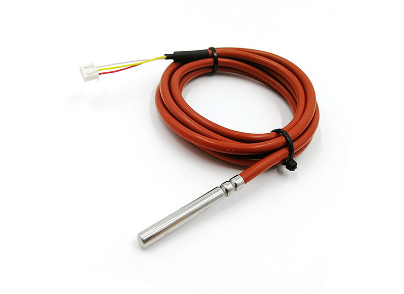 Sensor digital de temperatura DS18B20 — Cable de silicona, Conector XH-3Y