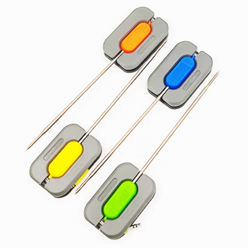 Sonda de temperatura para barbacoa de grado alimentario con mango de silicona