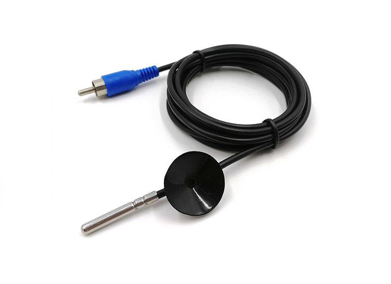 Sensor de temperatura con termistor NTC 10K — Conector RCA para acuarios
