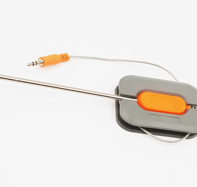 Sonda de temperatura para barbacoa de grado alimentario con mango de silicona