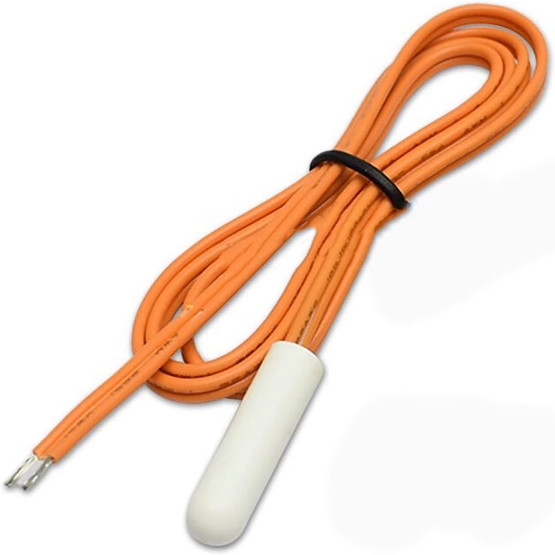 Sensor de temperatura con termistor NTC 3.3K — Sonda sobremoldeada, Para refrigeradores